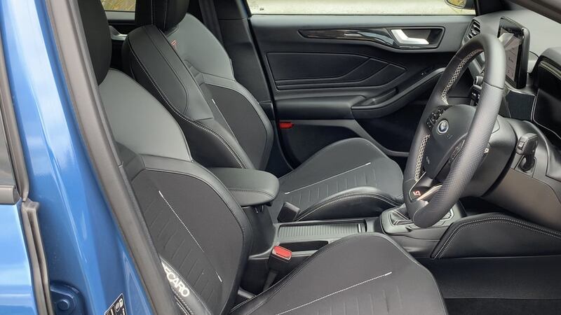 Inside view of the Focus ST
