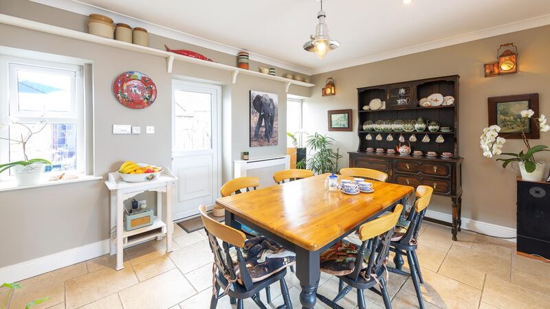 The dining area of No 1, The Coastguard Station.