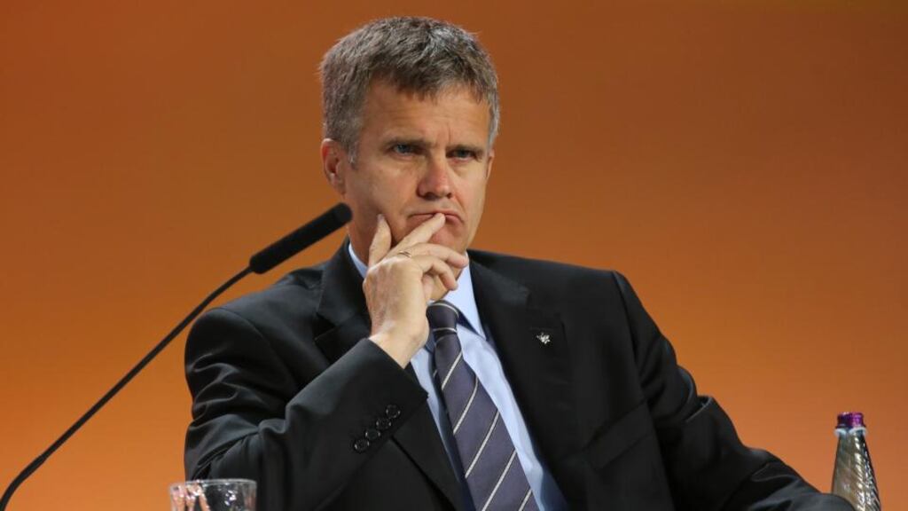 BP chairman Helge Lund (pictured), a Norwegian former chief executive of Equinor, has told investors that he will remain chair and will not replace Bernard Looney. Photograph: Andrey Rudakov/Bloomberg