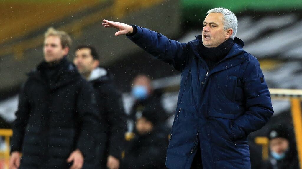 Spurs manager José Mourinho: “We cannot accept at all if any Einstein comes up with the idea of us playing four matches in one week.” Photograph: PA wire