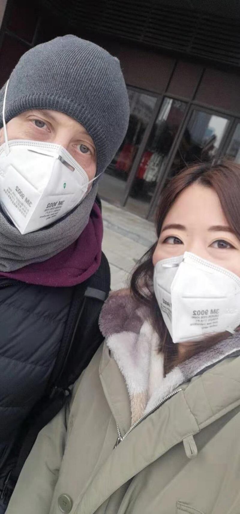 Liam Griffey and his partner