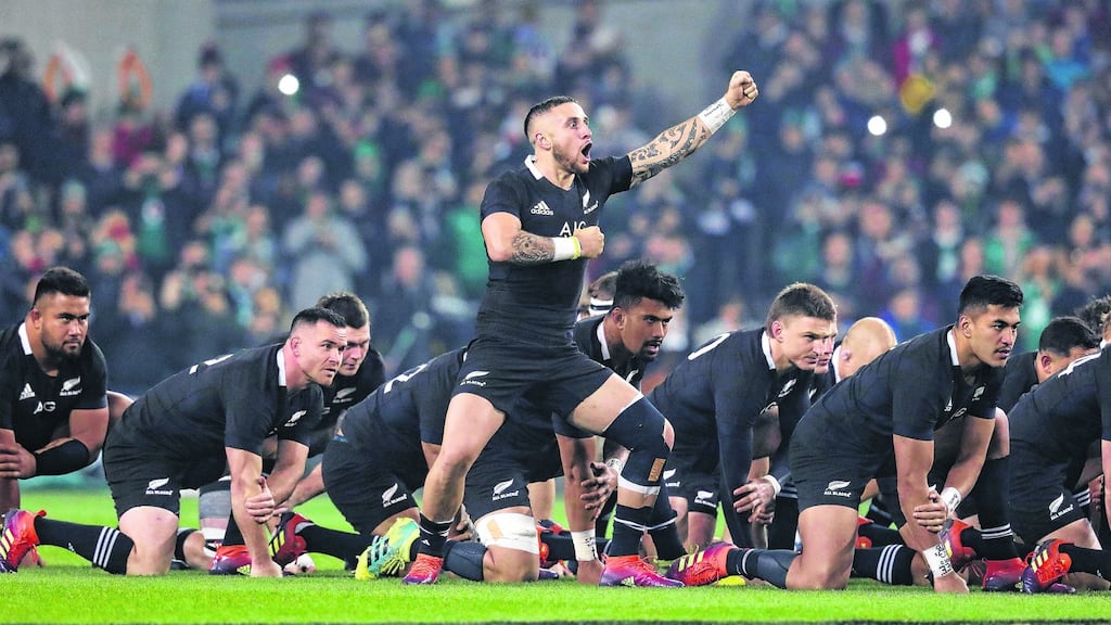 All Blacks: could be facing Australian rugby league’s Kangaroos in December.