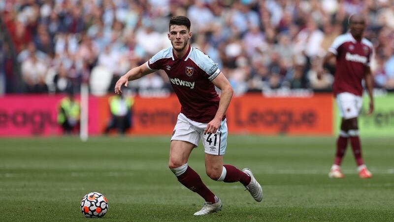 Declan Rice has been at the heart of West Ham’s return to Europe. Photograph: Eddie Keogh/Getty