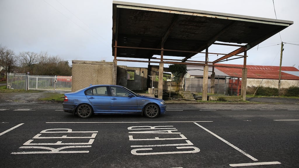 Disused customs post at the Border in Armagh. Photograph: Brian Lawless/PA Wire