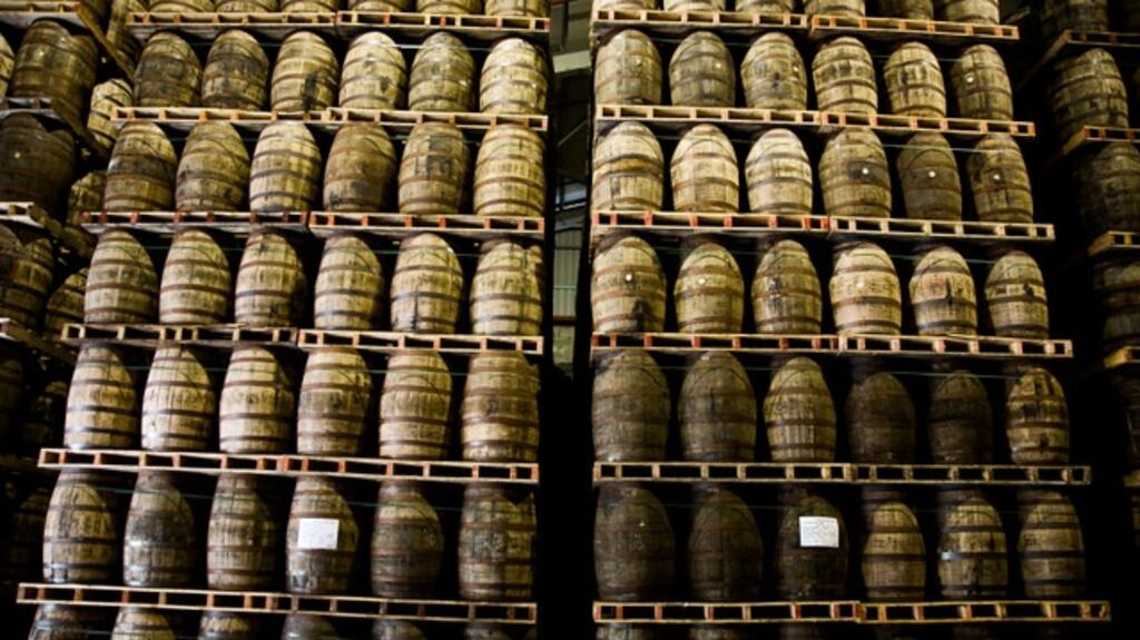 Irish Distillers said value growth for Jameson whiskey product rose 20 per cent for the six months ending December 31st.