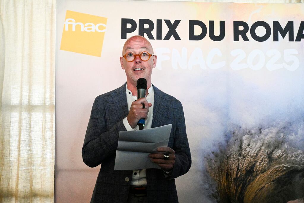 The 2025 Fnac Novel Prize was awarded to John Boyne for his book The Elements in Paris on September 22nd. Photograph: Magali Cohen/Hans Lucas/AFP