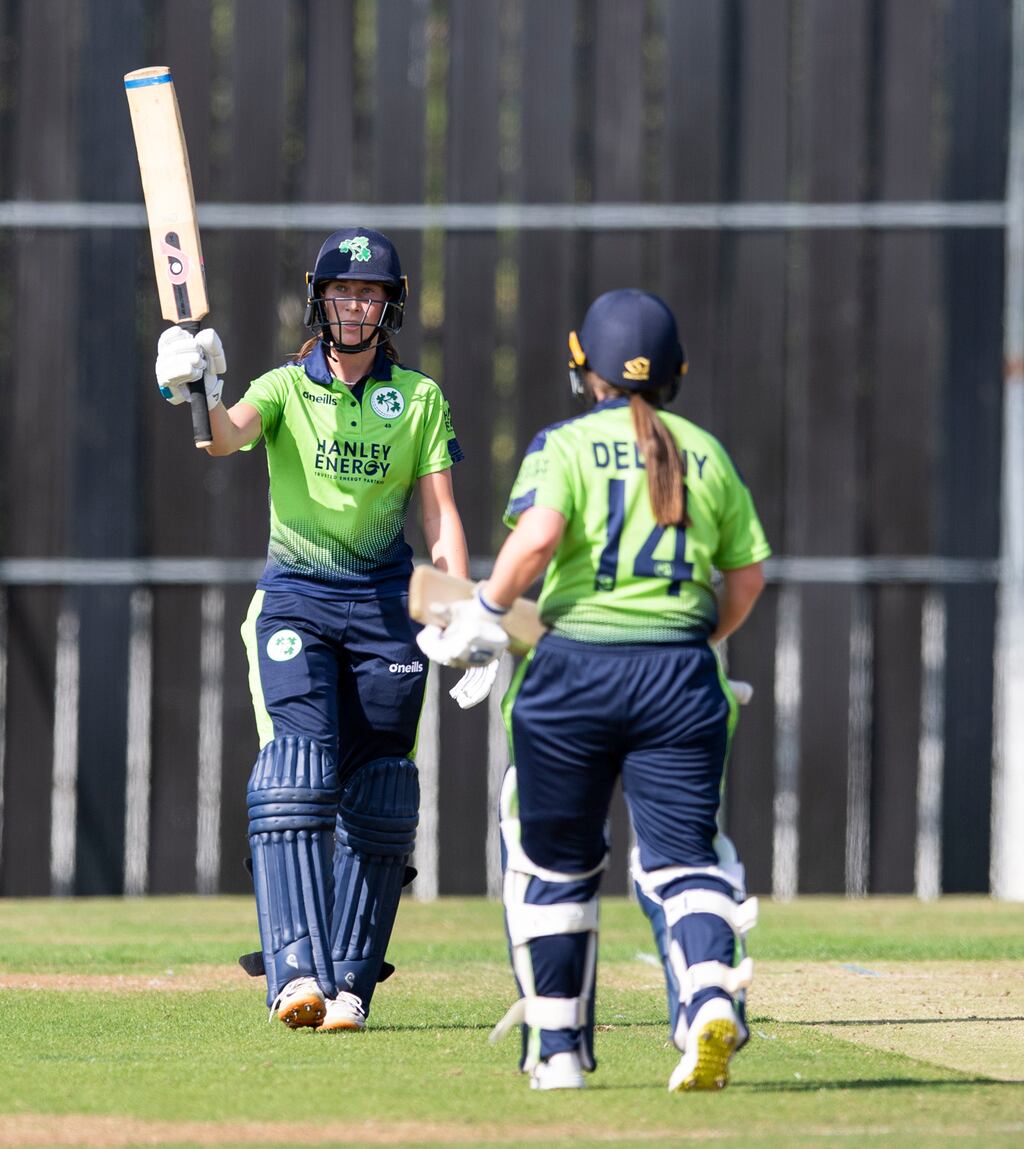 Orla Prendergast hit a match-winning half-century in Ireland's victory over Scotland. Photograph: Ian Jacobs