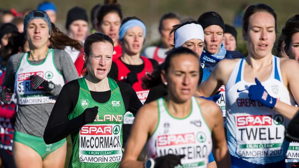 Fionnuala McCormack came 12th in the European Cross Country in Slovakia. Photograph: Sasa Pahic Szabo/Inpho