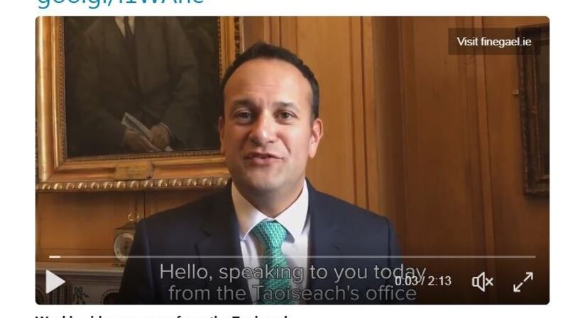 Weekly, captioned  video message