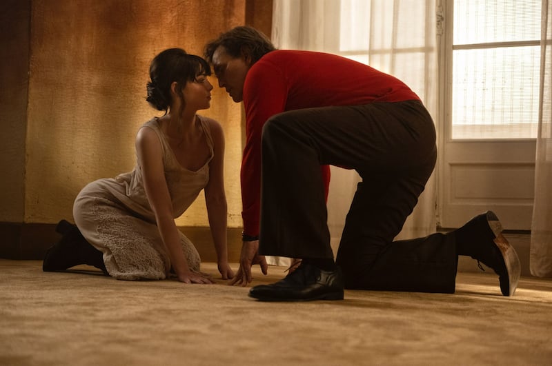 Being Maria: Anamaria Vartolomei and Matt Dillon as Maria Schneider and Marlon Brando in Jessica Palud’s film about Schneider and the effect on her of making Last Tango in Paris