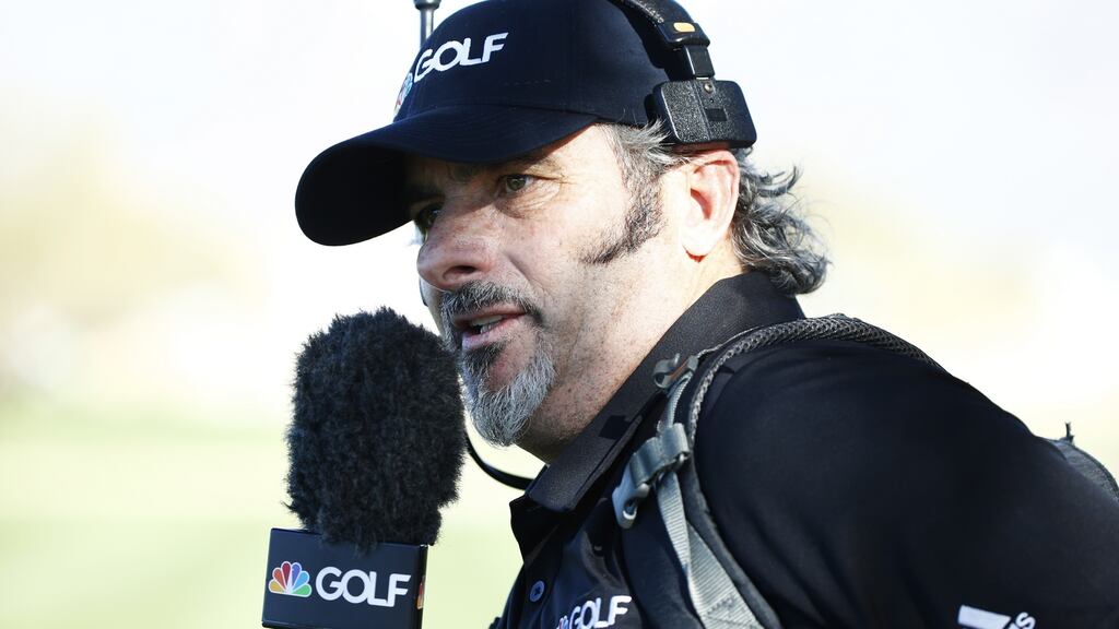 David Feherty: is joining LIV Golf's broadcast team. `As a storyteller, this is a one-of-a-kind opportunity to help write a new chapter in this sport’s history.' Photograph: Getty Images