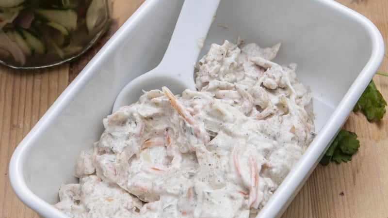 Spice bag slaw. Photograph: Harry Weir