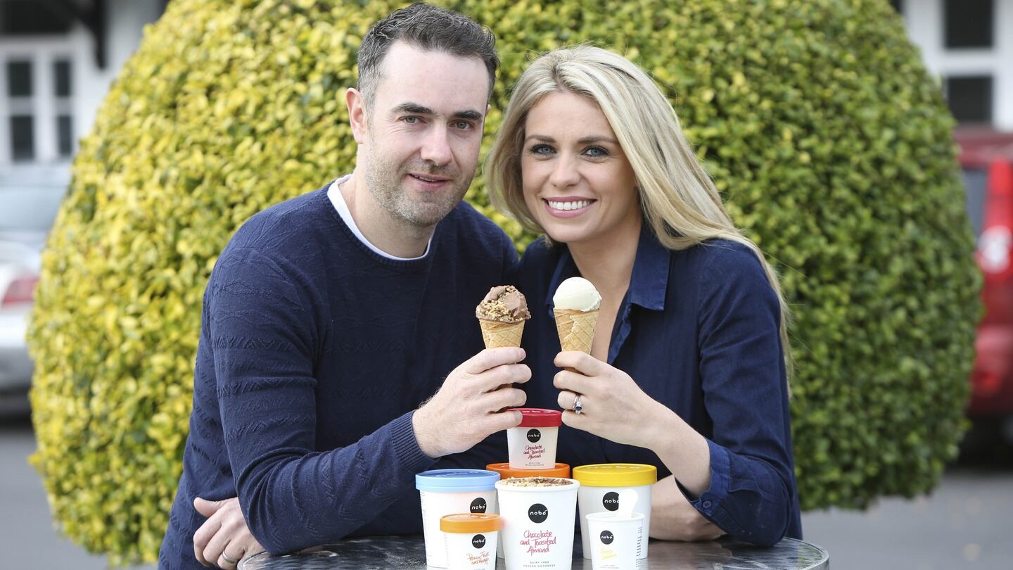 Husband and wife Brian and Rachel Nolan, co-founders of Nobó