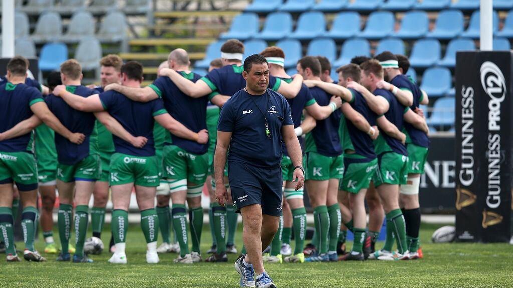 Pat Lam’s Connacht travel to play Edinburgh on Friday night. Photograph: Giuseppe Fama/Inpho