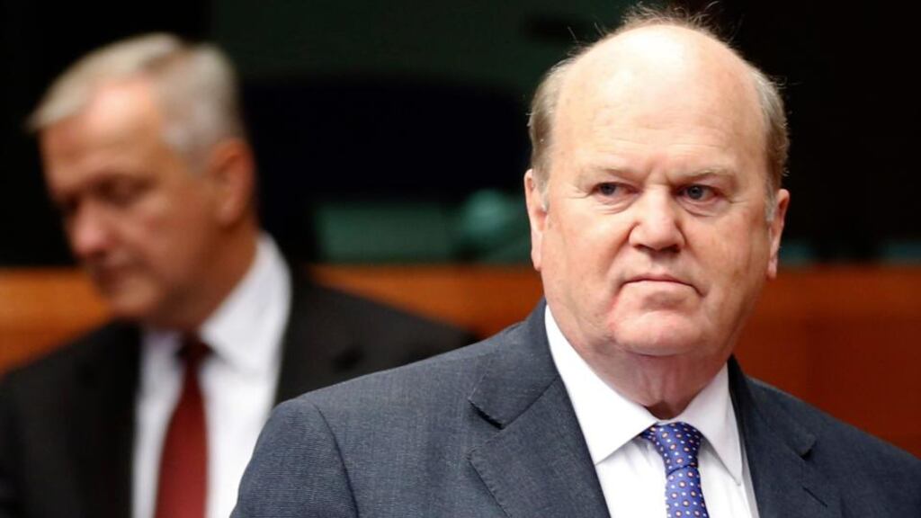 Minister for Finance Michael Noonan: predicted March “tipping point” for mortgage arrears issue. Photograph: Reuters/Francois Lenoir