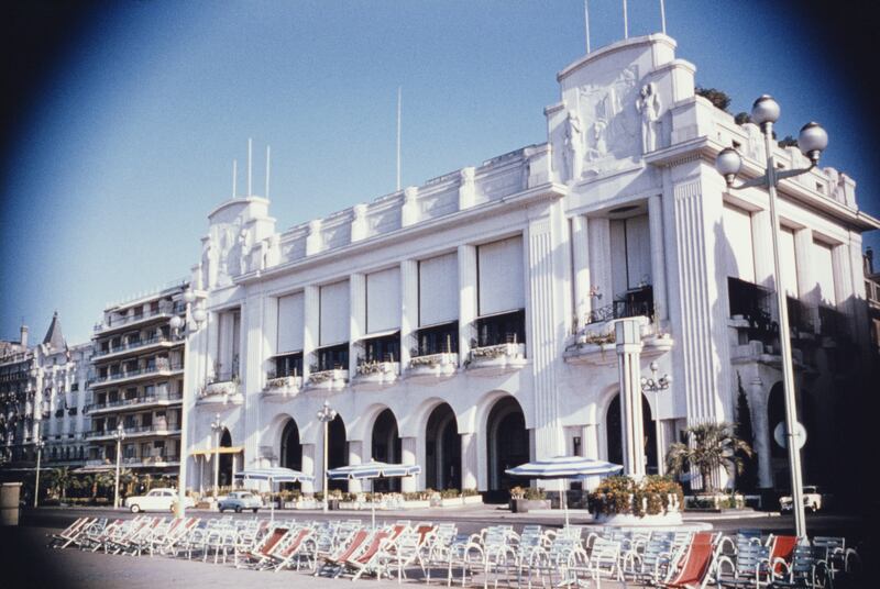 The Palais de la Méditerranée, an art deco hotel and casino on the Promenade des Anglais in Nice circa 1960, before The Doors were big. Photograph: Harvey Meston/Archive Photos/Getty Images
