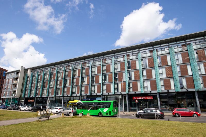 The Travelodge on Shangan Road, Ballymun, Dublin. Photograph: Tom Honan