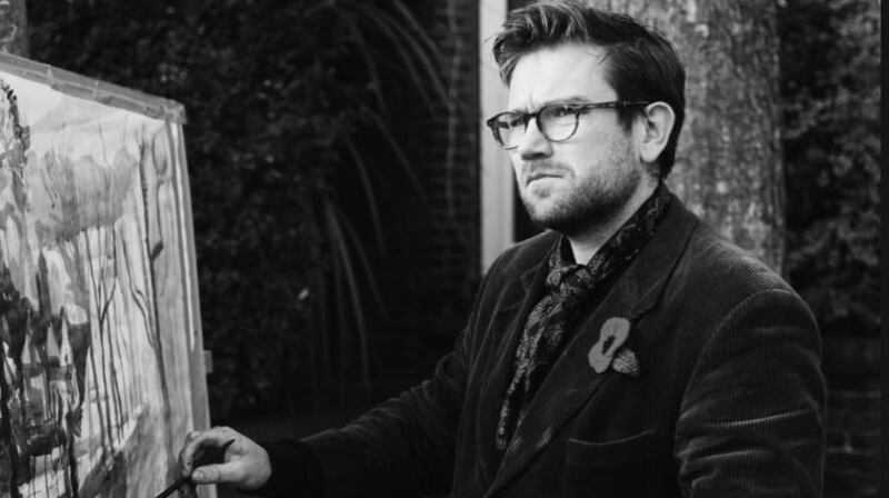 Welsh artist Dan Llewelyn Hall: “The Fastnet disaster is on your mind, it’s hard to get out of your mind with a subject like this.” File photograph: Dan Llewelyn Hall/Twitter