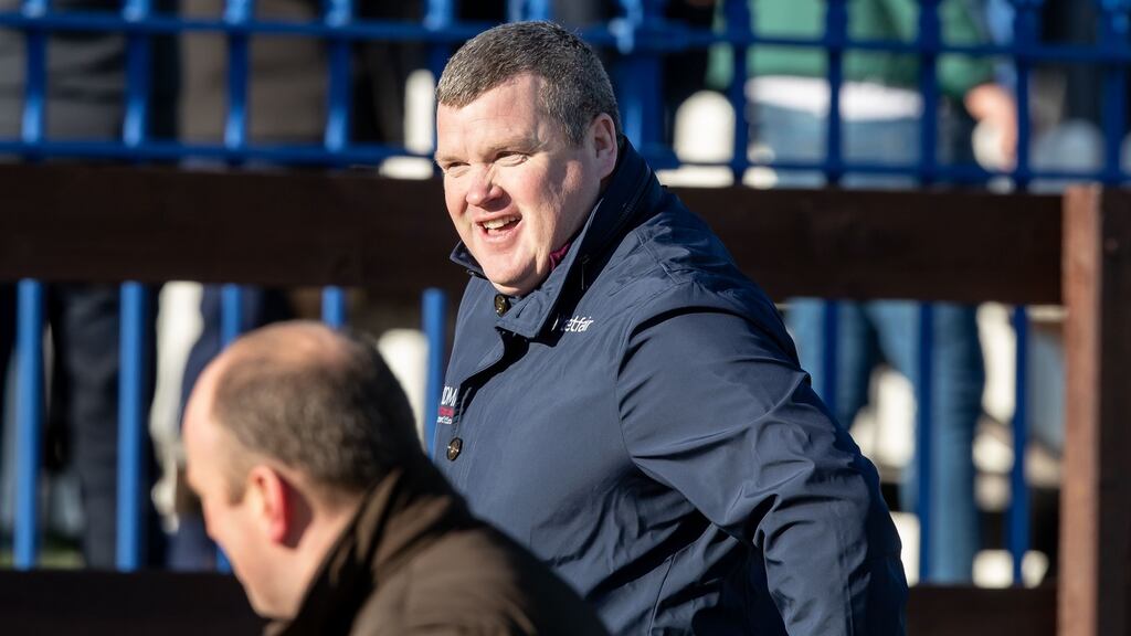 Irish Champion Hurdle Trainer Gordon Elliott says it’s business as usual despite influenza outbreak in Britain. Photo: Morgan Treacy/inpho