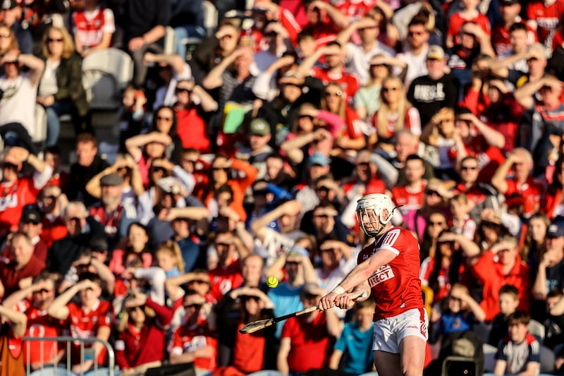Cork's Patrick Horgan in action during the game against Tipperary at Pairc Uí Chaoimh. Photograph: Ben Brady/Inpho