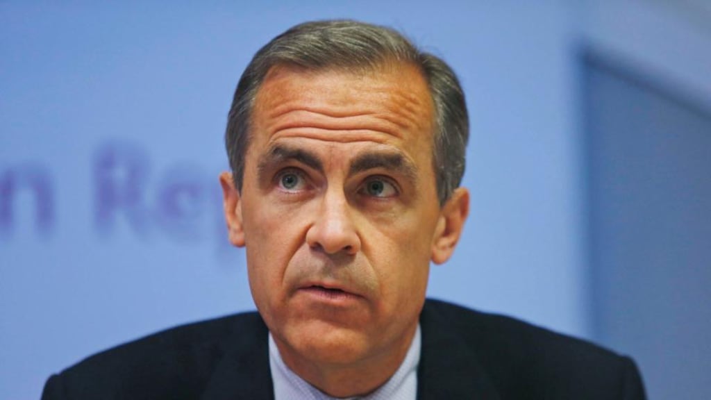 Governor of the Bank of England Mark Carney. Photograph: Lefteris Pitarakis/PA Wire