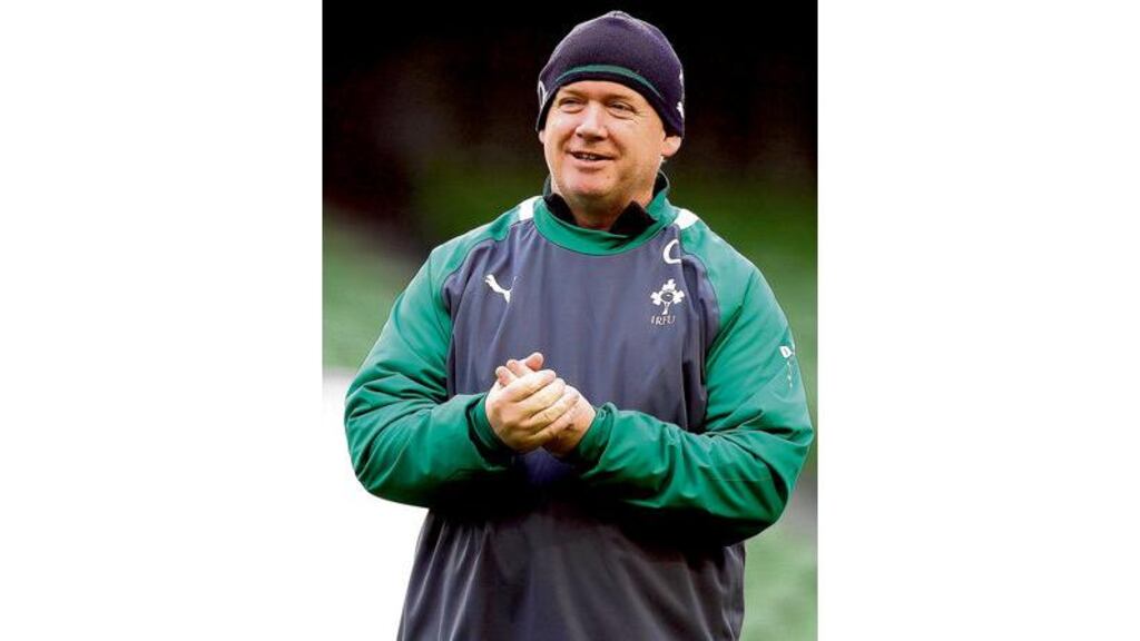 Ireland head coach Declan Kidney can morph into Trapattoni. photograph: INPHO/dan sheridan