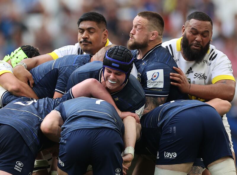The size of the likes of Will Skelton and Uini Atonio was oft-mentioned but it was their work-rate off the ball that proved crucial. Photograph: James Crombie/Inpho