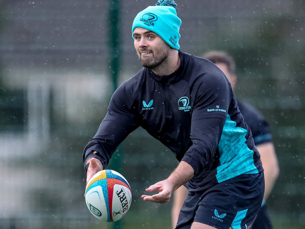 Leinster's Harry Byrne. Photograph: Dan Clohessy/Inpho