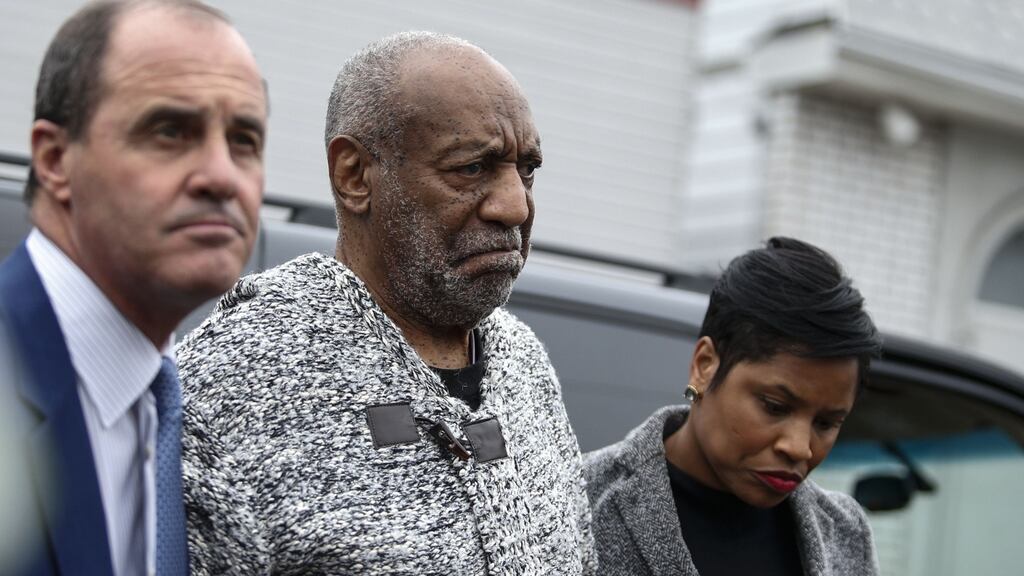 US comedian Bill Cosby arrives at a court house in Elkins Park, Pennsylvania to face charges of aggravated indecent assault, December 30th, 2015. Photograph: Kena Betancur/AFP/Getty Images