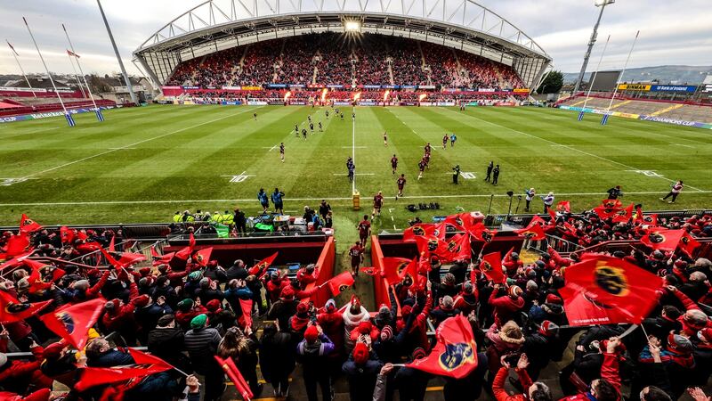 More than 13,000 saw Munster’s win over Wasps. Photograph: Billy Stickland/Inpho