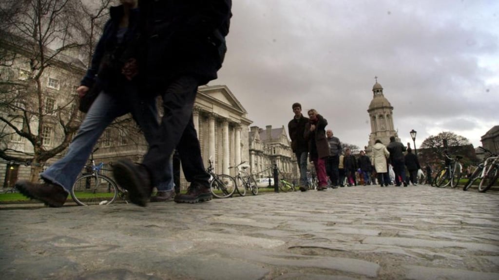 Trinity College doesn’t feel the need to offer points concessions to attract elite performers, but does support such students through coaching, physiotherapy, medical services etc, after a normal CAO application. Photograph: Dara Mac Donaill.