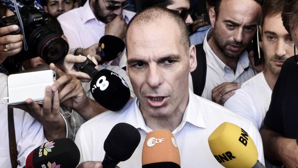 Yanis Varoufakis: traces the origins of Europe’s crisis to 1971 in his new book. Photograph: milos bicanski/getty images