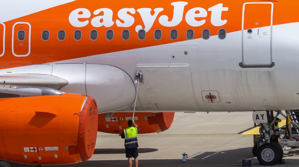 EasyJet said it was confident on demand for summer and autumn travel and that it was gearing its schedule towards European routes. Photograph: Chris Ratcliffe/Bloomberg