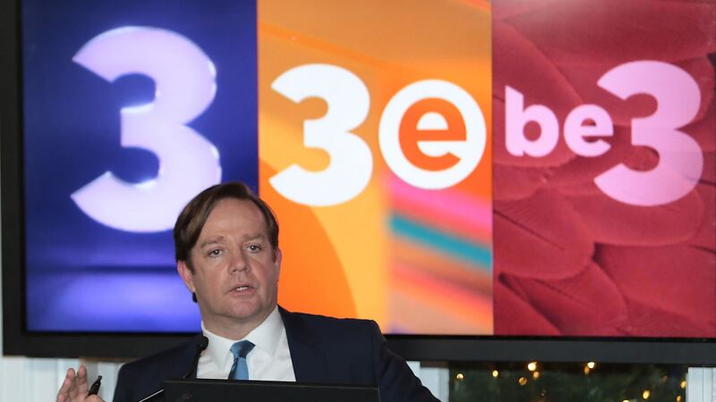 TV3 group managing director Pat Kiely launching its rebranded channels. Photograph: Brian McEvoy