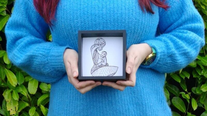 Artist Grace Daniels, known as Mama’s Drawing Room: ‘My parents separated when I was five. It was just me and my mum growing up. We’re incredibly close. She’s definitely my best friend.’