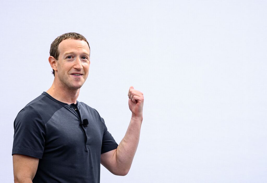 “There are something we‘re ahead on, there are some things we are behind on. I think that’s the nature of the world,” Mark Zuckerberg told this week's Stripe Sessions event in San Francisco. Photograph: Getty