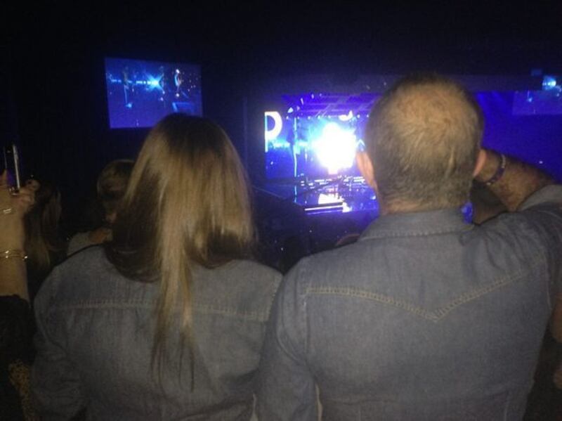 Alannah Murray's view at Bruno Mars concert. Photograph: Alannah Murray