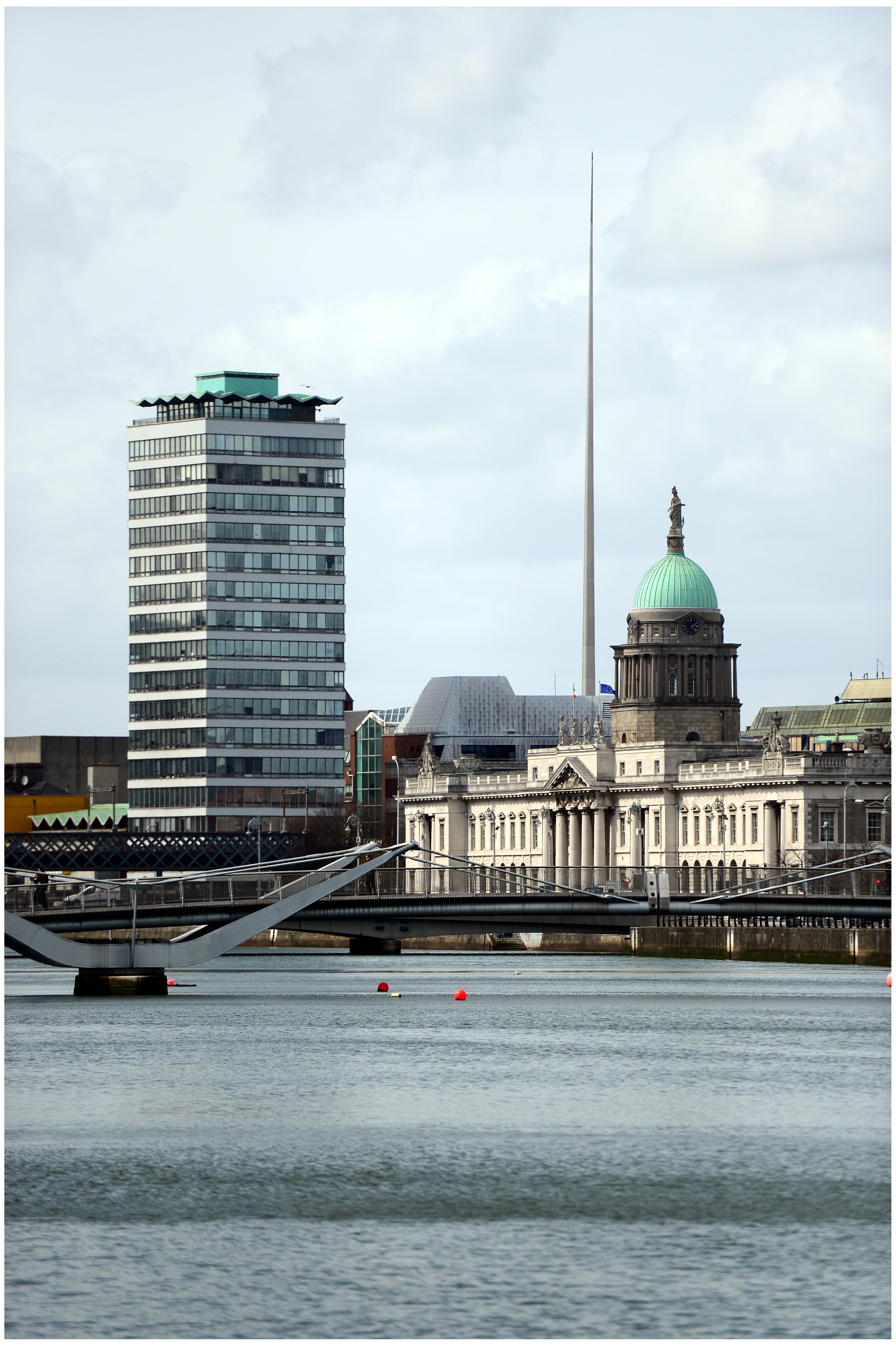 Dublin city centre landmarks Liberty Hall, the Custom House and the Spire in 2013. Photograph: Bryan O'Brien