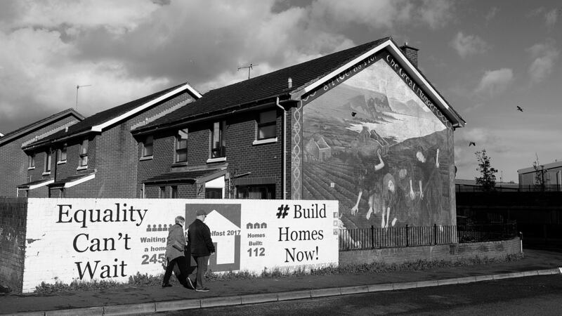The New Lodge area of north Belfast. Photograph: Arthur Allison/Pacemaker