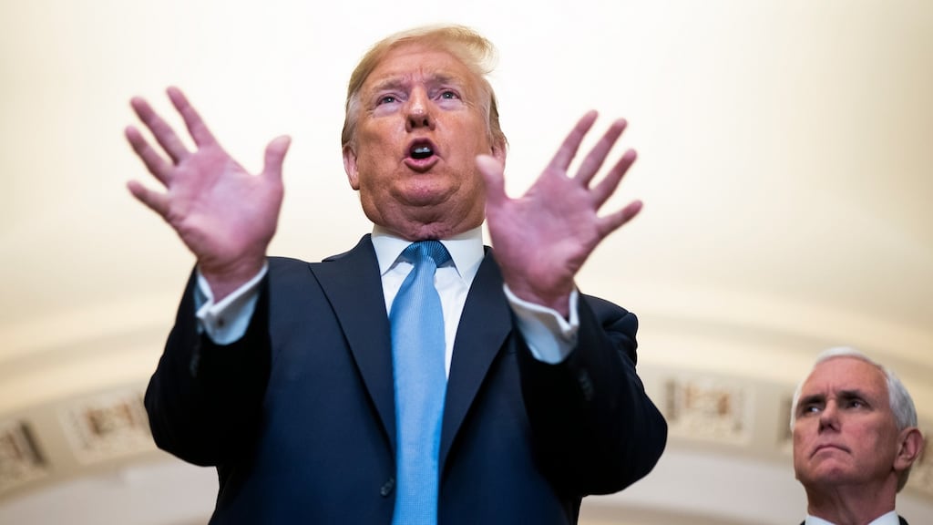 Ahead of the meeting with Donald Trump, US banks unveiled a range of measures to try to mitigate the impact on customers. Photograph: EPA