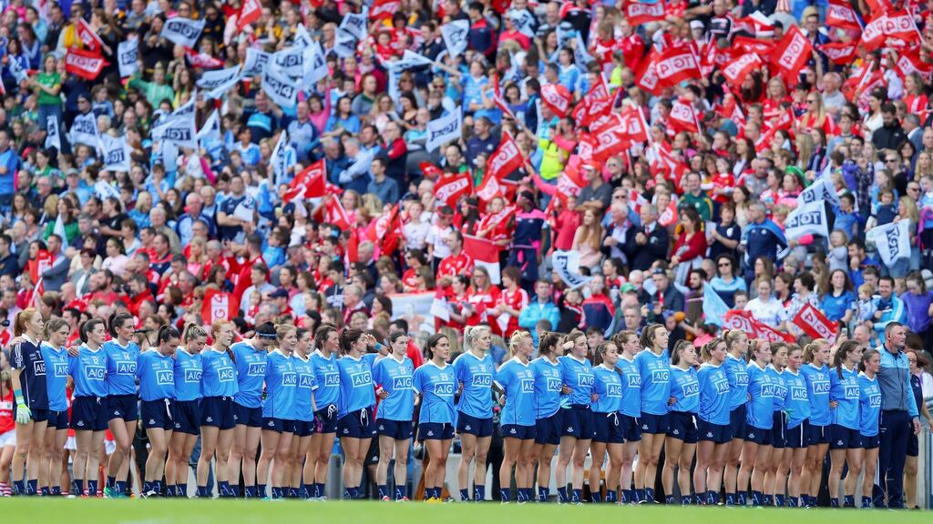 The TG4 ladies senior All-Ireland football championship final at Croke Park drew a crowd of 50,141. Photograph: Tommy Dickson/Inpho