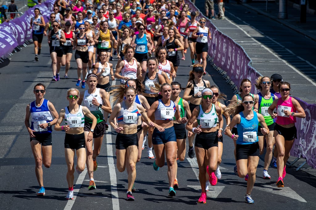 An inadequate sports bra is 'not just a case of breast pain ... it does actually affect running performance as well'. Photograph: Morgan Treacy/Inpho