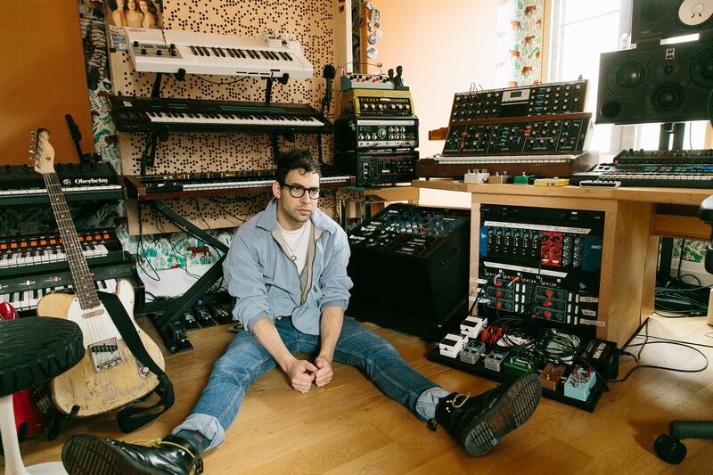 Jack Antonoff pictured at his home studio in New York in 2017. Photograph: Tawni Bannister/The New York Times