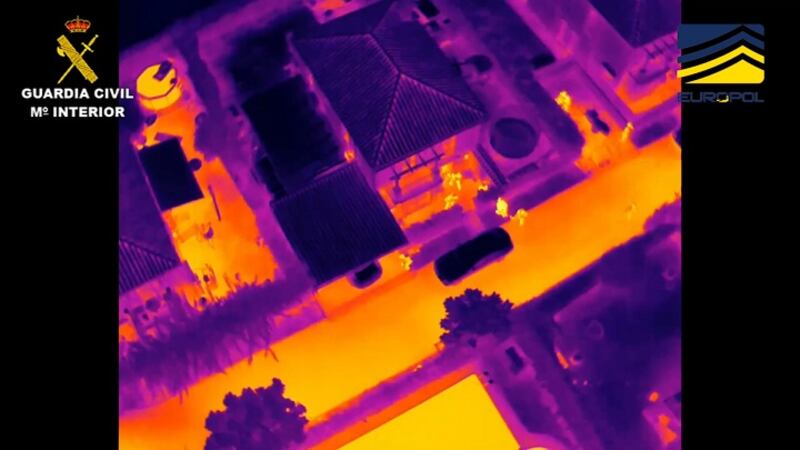 The Guardia Civil dismantles money-laundering network. Photograph: Guardia Civil