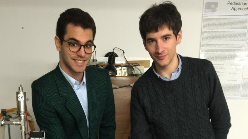 Masters students from Trinity College Dublin’s School of Engineering Giacinto Rittgers and Niall Williams will develop  sports cars with Ferrari over the next six months as they intern with the iconic Italian motor company.