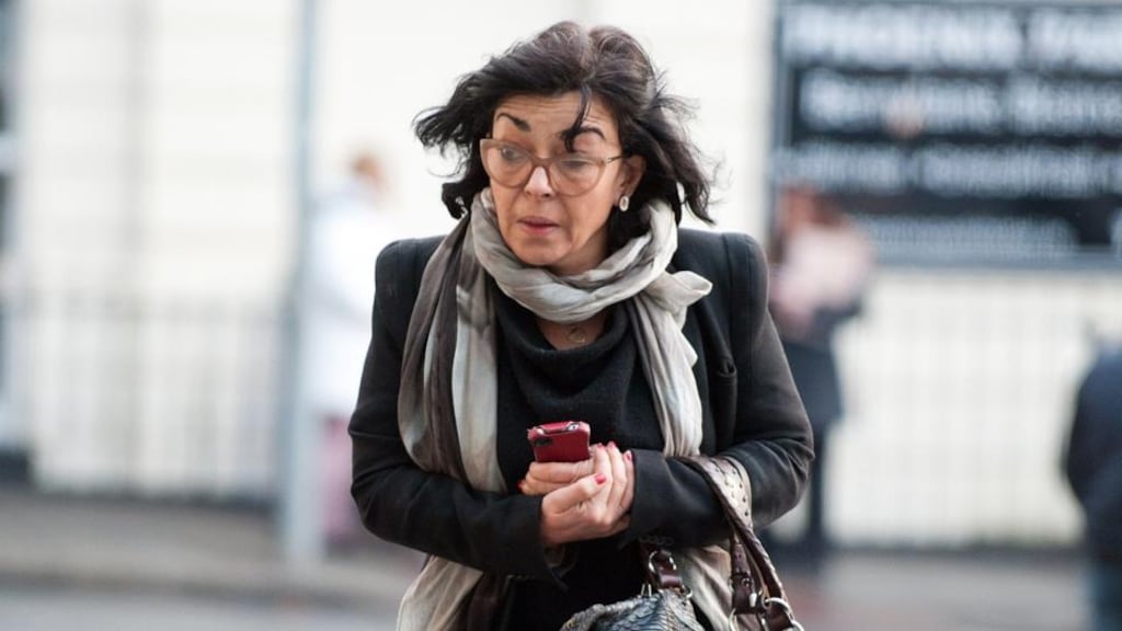Maria Fusco arriving at Dublin District Court today. Photograph: Collins Courts.