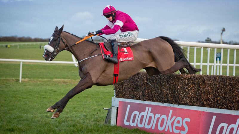 Bryan Cooper on Don Cossack clears the last to win The Ladbrokes Ireland Kinloch Brae Steeplechase at Thurles. Photo: Morgan Treacy/Inpho