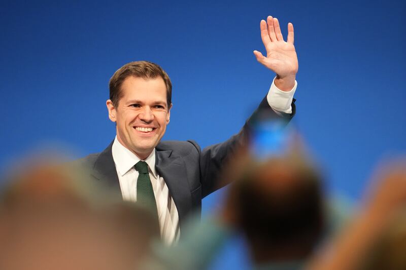 Robert Jenrick at the Conservative Party conference on Tuesday. Photograph: Christopher Furlong/Getty Images