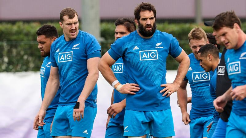 All Blacks Brodie Retallick and Sam Whitelock: coach Steve Hansen has described them as the best second row partnership the All Blacks have ever had. Photograph: Billy Stickland/Inpho