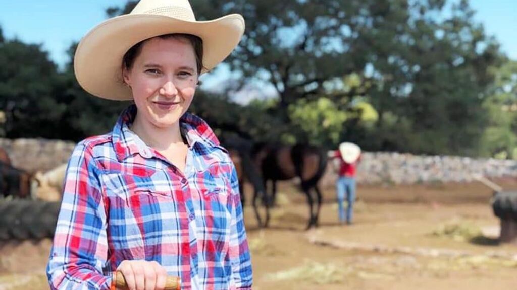 Katie from Paradise Hunters. Photograph: Channel 4